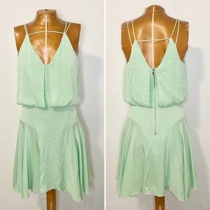Milly Mint Green Silk Dress